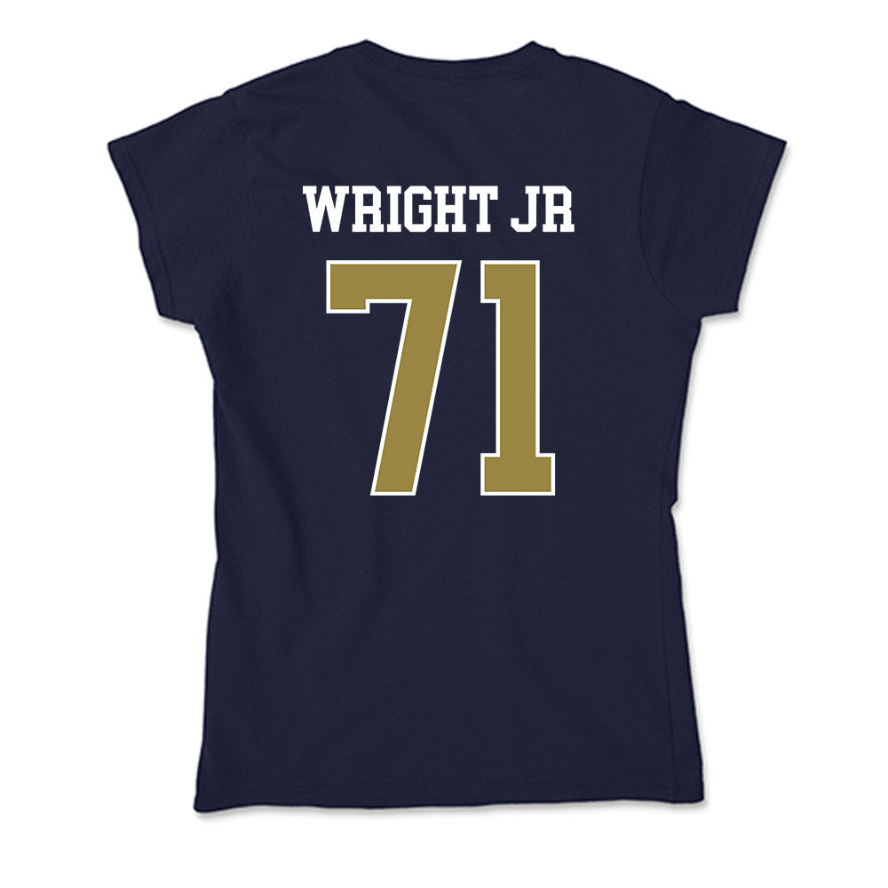 Georgia Southern - NCAA Football : Robert Wright Jr - Soft Style Women’s T-Shirt-1