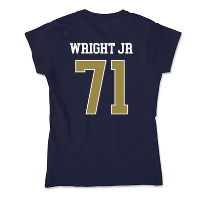 Georgia Southern - NCAA Football : Robert Wright Jr - Soft Style Women’s T-Shirt-1