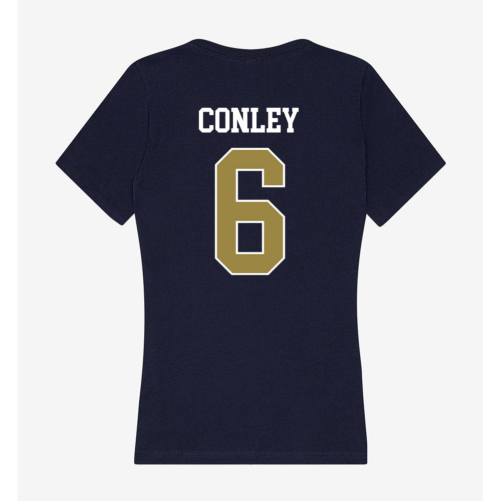 Georgia Southern - NCAA Women's Soccer : Brianna Conley - Women's V-Neck T-Shirt-1