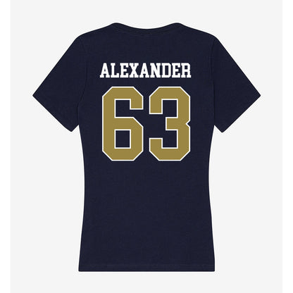 Georgia Southern - NCAA Football : Colin Alexander - Women's V-Neck T-Shirt-1