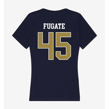 Georgia Southern - NCAA Baseball : Connor Fugate - Women's V-Neck T-Shirt-1
