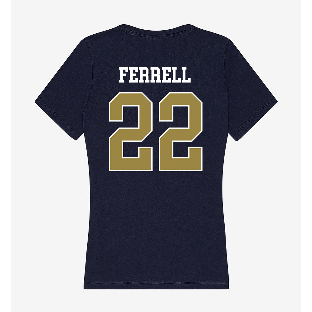 Georgia Southern - NCAA Baseball : Bradley Ferrell - Women's V-Neck T-Shirt-1