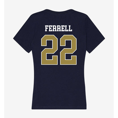 Georgia Southern - NCAA Baseball : Bradley Ferrell - Women's V-Neck T-Shirt-1