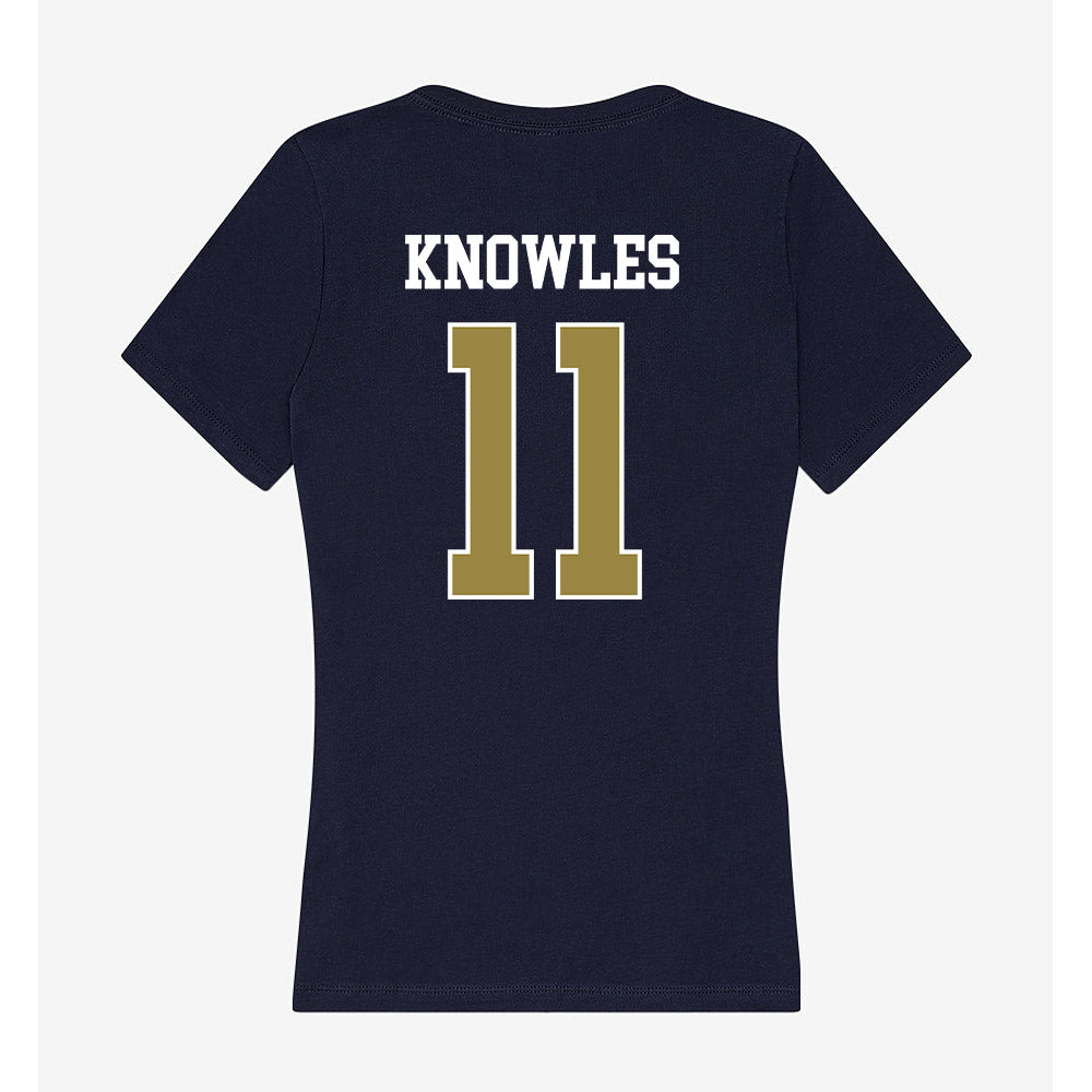 Georgia Southern - NCAA Women's Volleyball : Kayla Knowles - Women's V-Neck T-Shirt-1