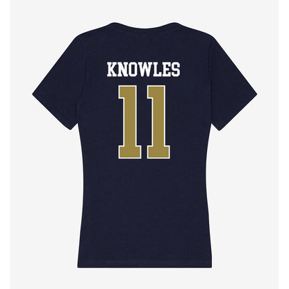 Georgia Southern - NCAA Women's Volleyball : Kayla Knowles - Women's V-Neck T-Shirt-1