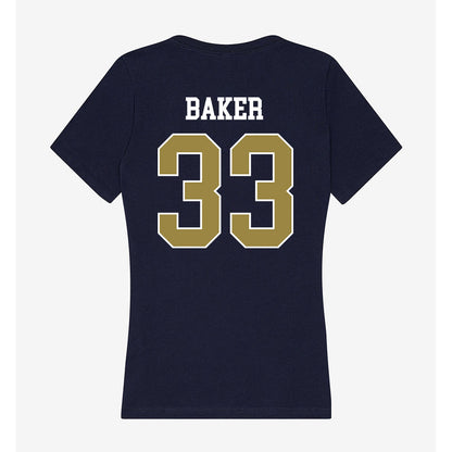 Georgia Southern - NCAA Football : Bryce Baker - Women's V-Neck T-Shirt-1