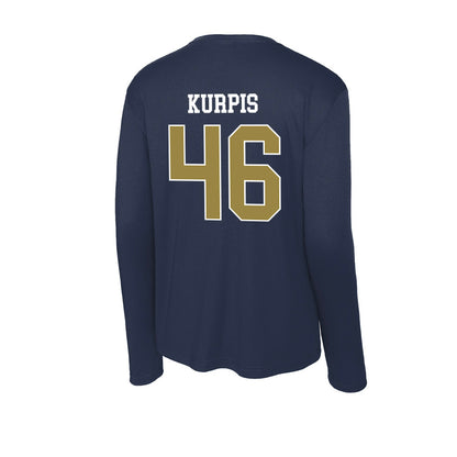 Georgia Southern - NCAA Football : Gavin Kurpis - Activewear Long Sleeve T-Shirt-1