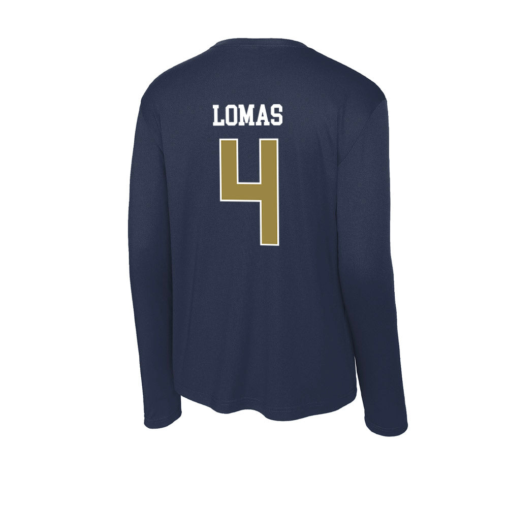 Georgia Southern - NCAA Men's Basketball : Cade Lomas - Activewear Long Sleeve T-Shirt-1