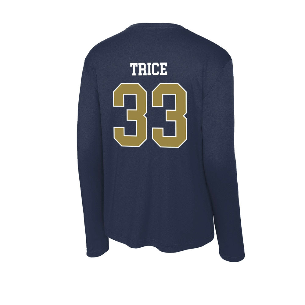 Georgia Southern - NCAA Football : Holden Trice - Activewear Long Sleeve T-Shirt-1