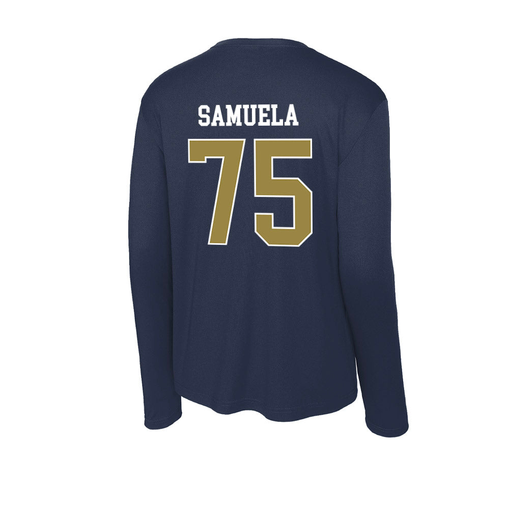 Georgia Southern - NCAA Football : King Samuela - Activewear Long Sleeve T-Shirt-1