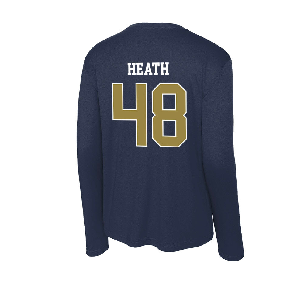 Georgia Southern - NCAA Football : Aubrey Heath - Activewear Long Sleeve T-Shirt-1