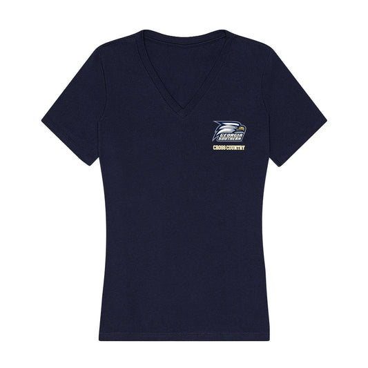 Georgia Southern - NCAA Women's Cross Country : Hannah Douglas - Women's V-Neck T-Shirt-0