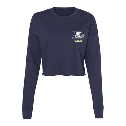 Georgia Southern - NCAA Baseball : Jansen Kenty - Women's Cropped Crew Fleece-0