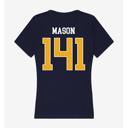 UTC - NCAA Wrestling : Hunter Mason - Women's V-Neck T-Shirt-1