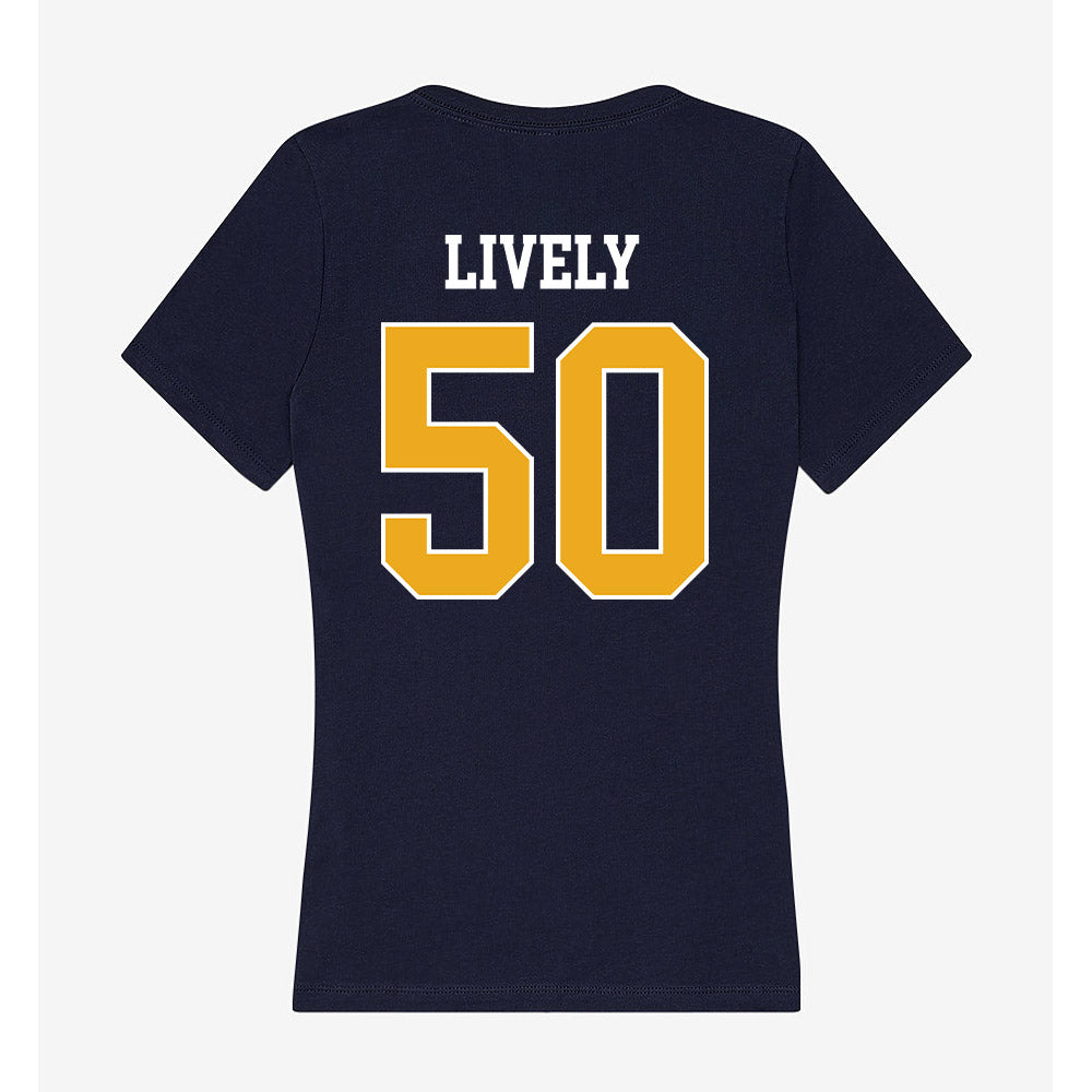 UTC - NCAA Football : Devin LIVELY - Women's V-Neck T-Shirt-1