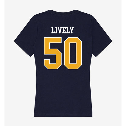 UTC - NCAA Football : Devin LIVELY - Women's V-Neck T-Shirt-1