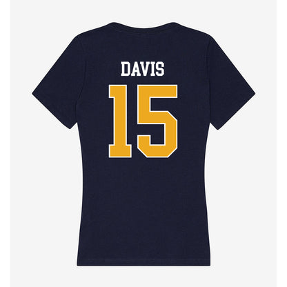 UTC - NCAA Football : Jordan Davis - Women's V-Neck T-Shirt-1