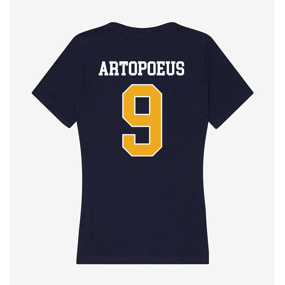 UTC - NCAA Football : Chase Artopoeus - Women's V-Neck T-Shirt-1