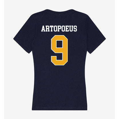 UTC - NCAA Football : Chase Artopoeus - Women's V-Neck T-Shirt-1