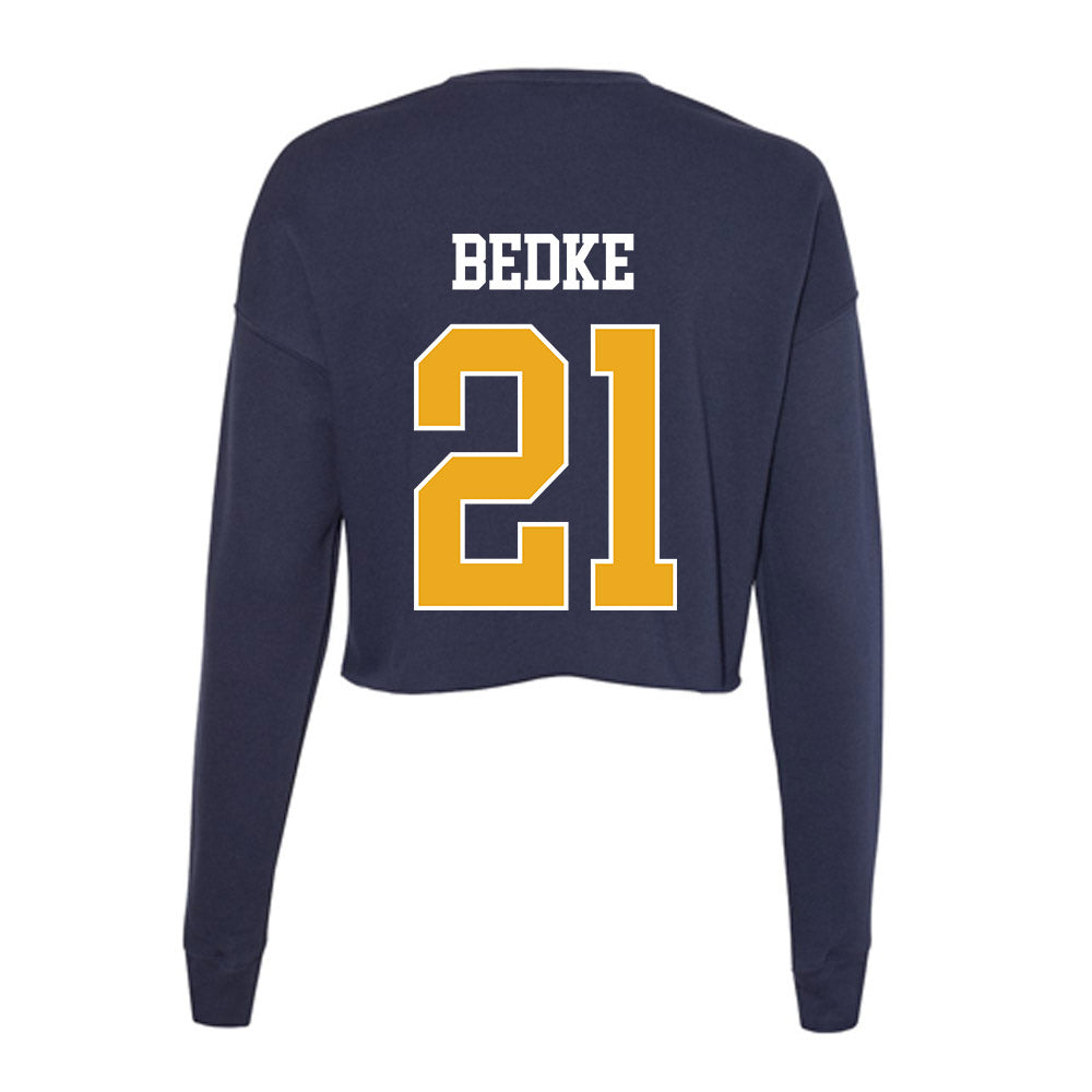 UTC - NCAA Women's Basketball : Falon Bedke - Women's Cropped Crew Fleece-1