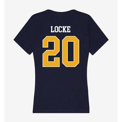 UTC - NCAA Football : Solomon Locke - Women's V-Neck T-Shirt-1