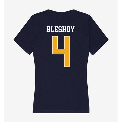 UTC - NCAA Men's Basketball : Zachary Bleshoy - Women's V-Neck T-Shirt-1
