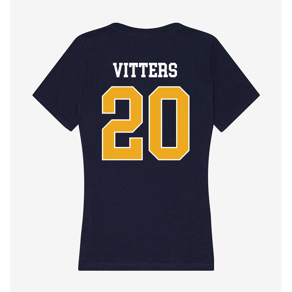 UTC - NCAA Men's Basketball : Liam Vitters - Women's V-Neck T-Shirt-1