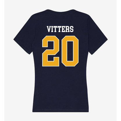 UTC - NCAA Men's Basketball : Liam Vitters - Women's V-Neck T-Shirt-1
