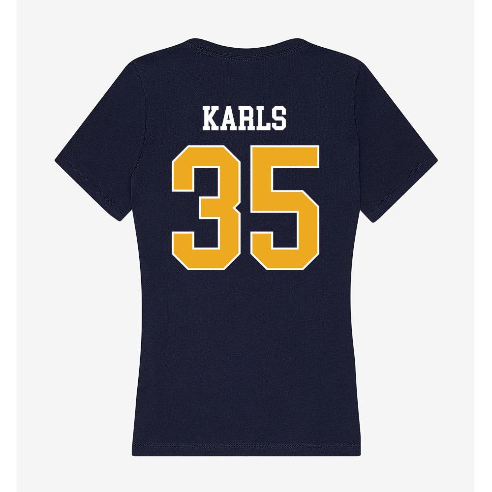 UTC - NCAA Softball : Auburn Karls - Women's V-Neck T-Shirt-1