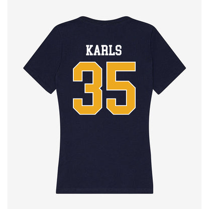 UTC - NCAA Softball : Auburn Karls - Women's V-Neck T-Shirt-1