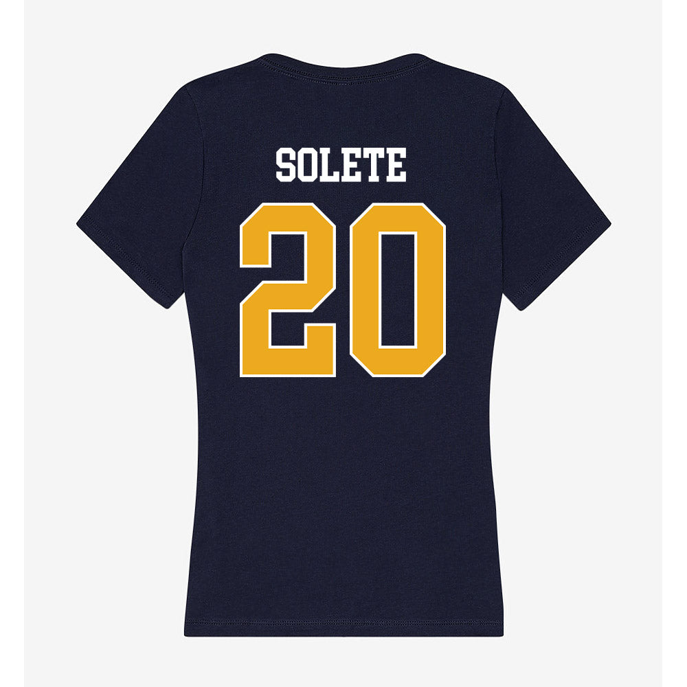 UTC - NCAA Women's Soccer : Nicole Solete - Women's V-Neck T-Shirt-1