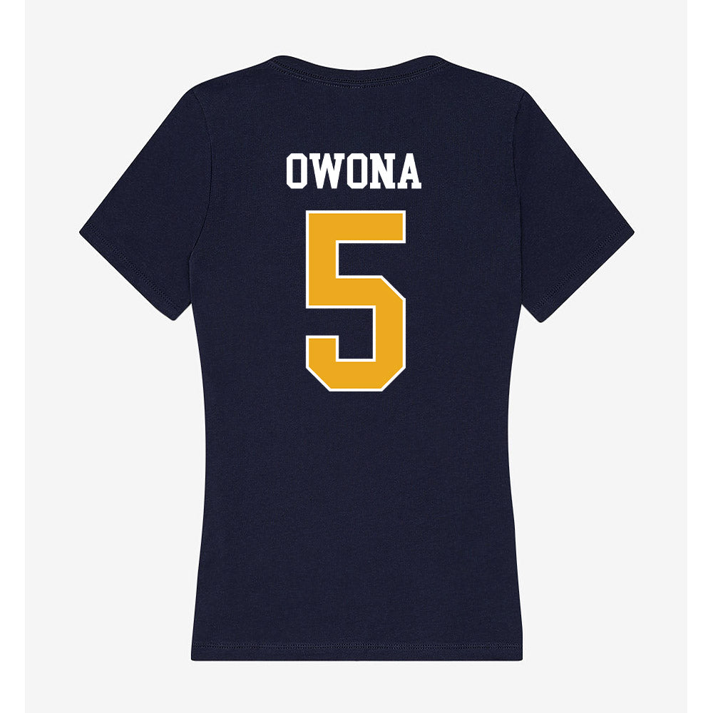 UTC - NCAA Women's Basketball : Sarah Owona - Women's V-Neck T-Shirt-1