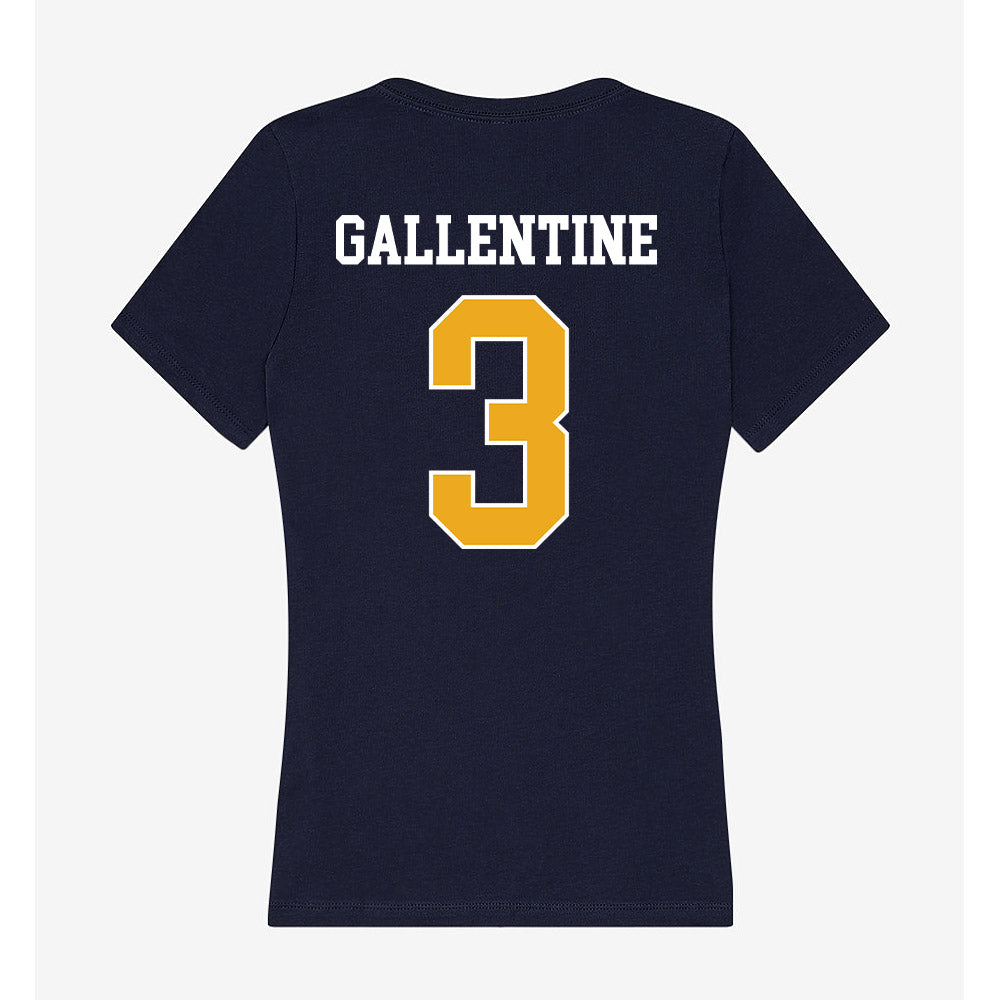 UTC - NCAA Women's Volleyball : Paige Gallentine - Women's V-Neck T-Shirt-1