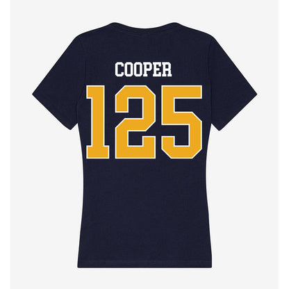 UTC - NCAA Wrestling : Easton Cooper - Women's V-Neck T-Shirt-1