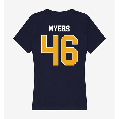 UTC - NCAA Football : Ethan Myers - Women's V-Neck T-Shirt-1
