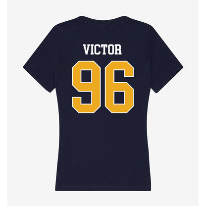 UTC - NCAA Football : Chris Victor - Women's V-Neck T-Shirt-1