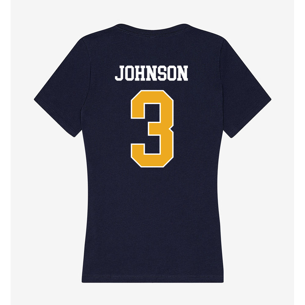 UTC - NCAA Men's Basketball : Jikari Johnson - Women's V-Neck T-Shirt-1