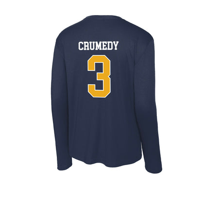 UTC - NCAA Football : Taylor Crumedy - Activewear Long Sleeve T-Shirt-1