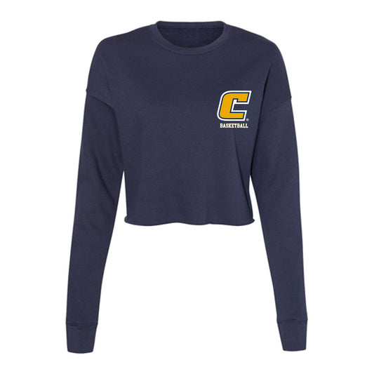 UTC - NCAA Men's Basketball : Sean Cusano - Women's Cropped Crew Fleece-0