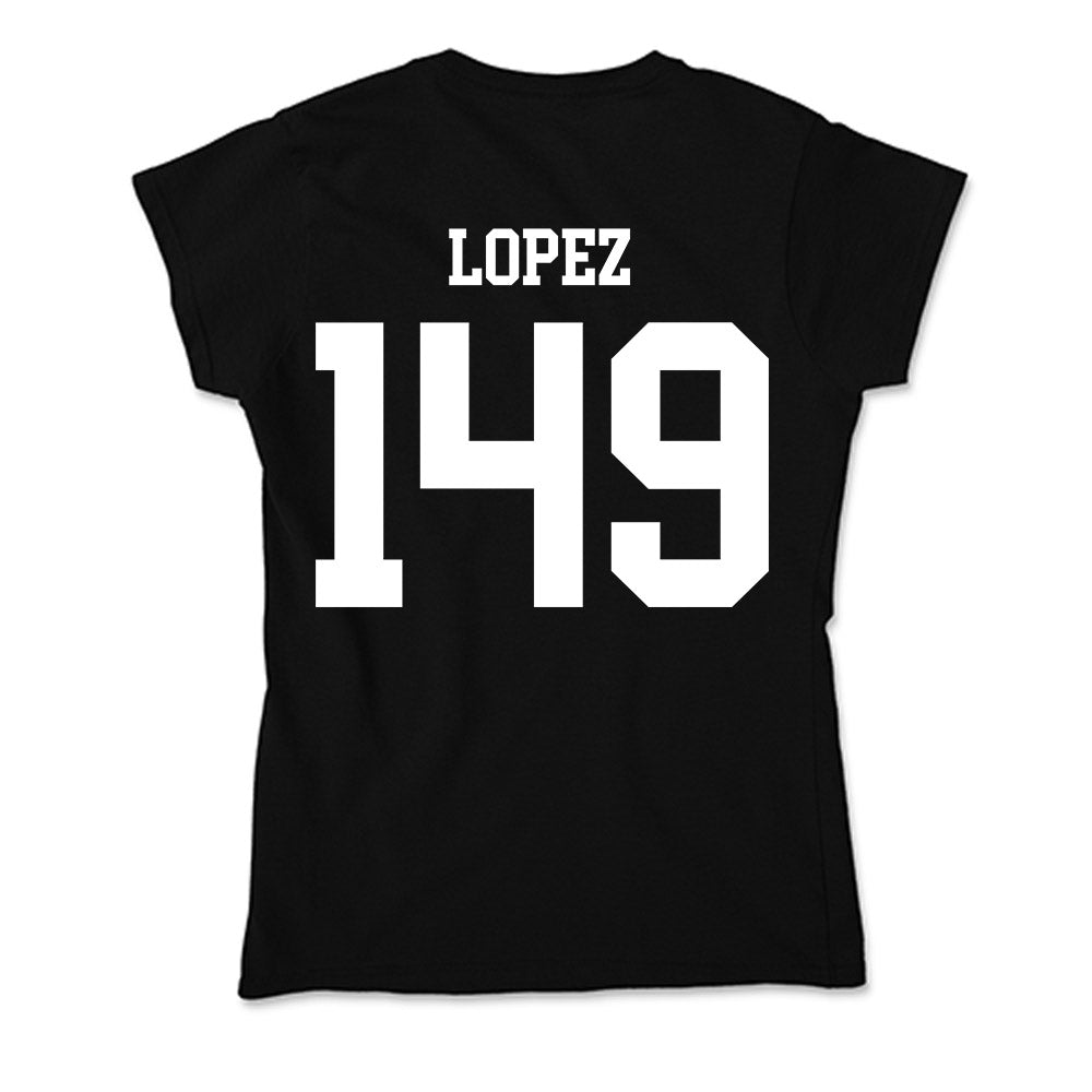 NSU - NCAA Wrestling : Rudy Lopez - Soft Style Women’s T-Shirt-1