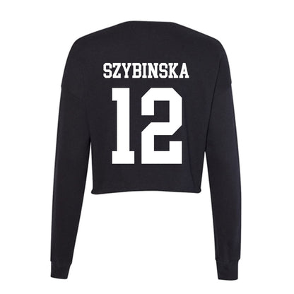NSU - NCAA Women's Volleyball : Natalia Szybinska - Women's Cropped Crew Fleece-1