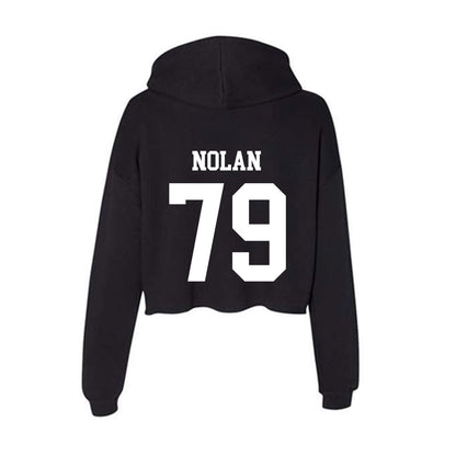 NSU - NCAA Football : Michael Nolan - Women's Crop Fleece Hoodie-1