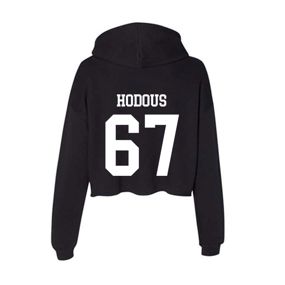 NSU - NCAA Football : Hudson Hodous - Women's Crop Fleece Hoodie-1