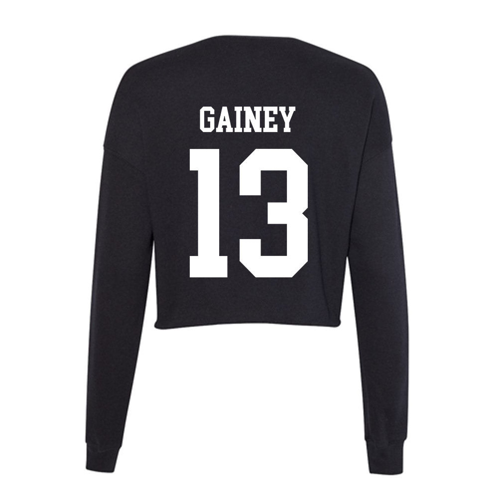 NSU - NCAA Football : Cj Gainey - Women's Cropped Crew Fleece-1
