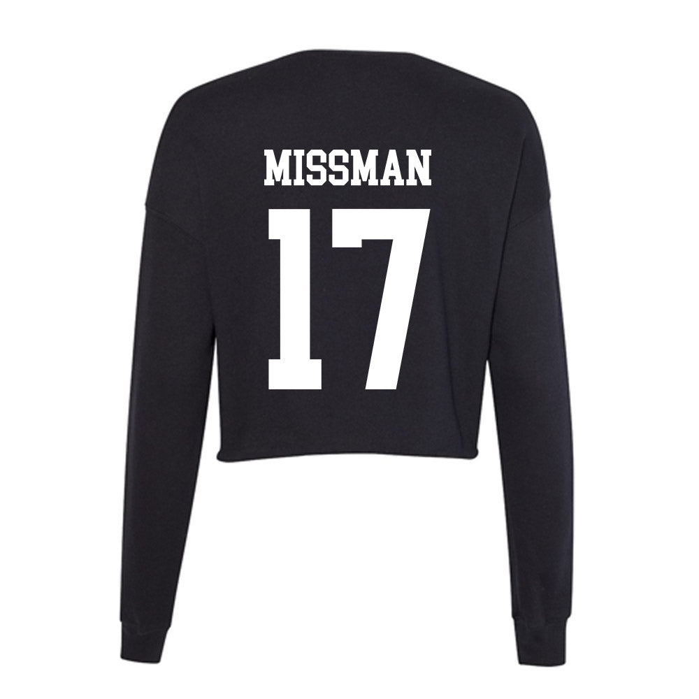 NSU - NCAA Women's Soccer : Abby Missman - Women's Cropped Crew Fleece-1