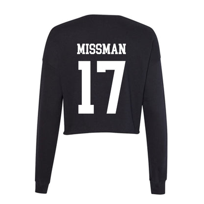 NSU - NCAA Women's Soccer : Abby Missman - Women's Cropped Crew Fleece-1
