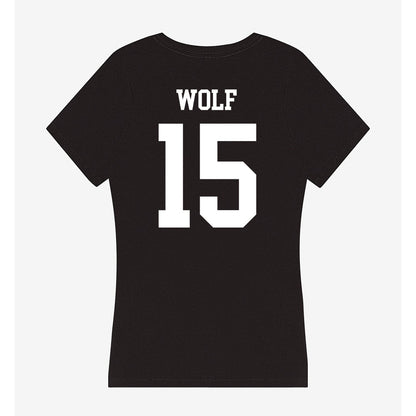 NSU - NCAA Softball : Brooke Wolf - Women's V-Neck T-Shirt-1