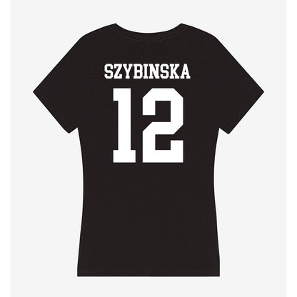 NSU - NCAA Women's Volleyball : Natalia Szybinska - Women's V-Neck T-Shirt-1