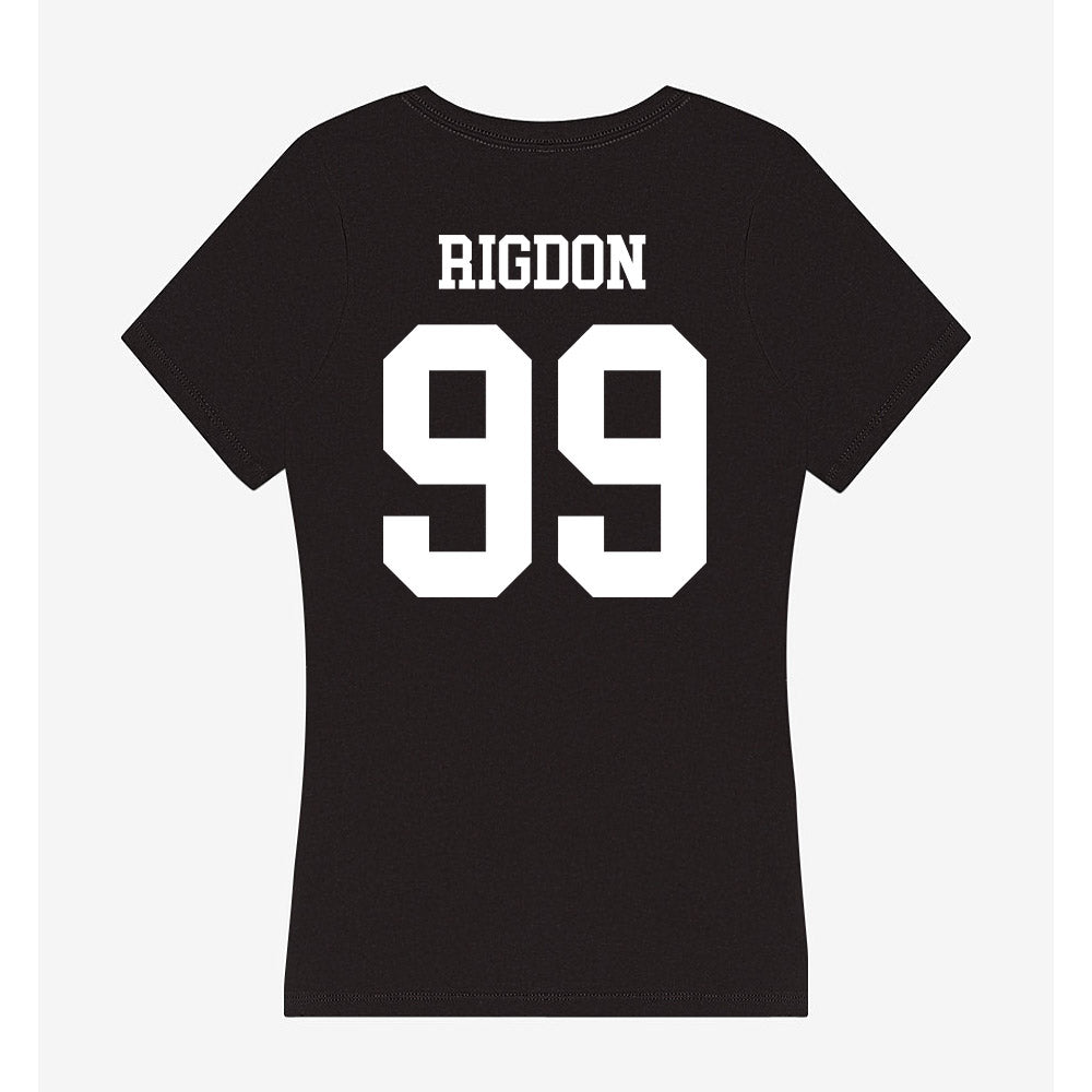 NSU - NCAA Football : Kai Rigdon - Women's V-Neck T-Shirt-1