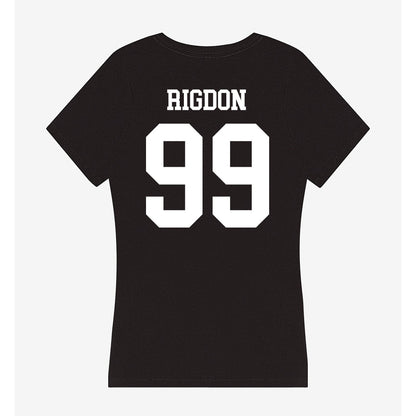 NSU - NCAA Football : Kai Rigdon - Women's V-Neck T-Shirt-1